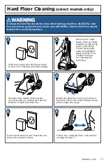 Предварительный просмотр 13 страницы Bissell TURBOCLEAN POWERBRUSH 2222F User Manual