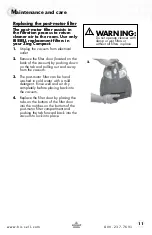 Preview for 11 page of Bissell ZING 10M2 Series User Manual