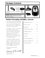 Предварительный просмотр 3 страницы Bissell ZING 1668 SERIES User Manual