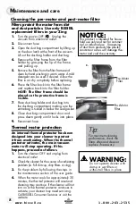 Preview for 8 page of Bissell ZING 22Q3 SERIES User Manual