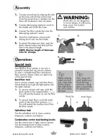 Предварительный просмотр 5 страницы Bissell Zing 4122 series User Manual