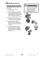 Предварительный просмотр 9 страницы Bissell Zing 6489 SERIES User Manual