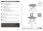 Bistro TOM POUCE table Quick Start Manual предпросмотр