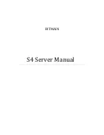 Preview for 1 page of BITMAIN AntMiner S4 Manual