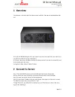 Preview for 3 page of BITMAIN AntMiner S4 Manual