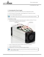 Предварительный просмотр 7 страницы BITMAIN Antminer T9 Installation Manual