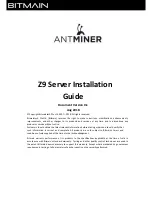 BITMAIN AntMiner Z9 Installation Manual preview