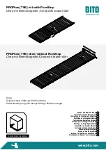 Preview for 1 page of BITO PROFlow 1272 Chep Instructions For Assembly And Use