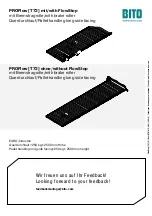 Preview for 36 page of BITO PROFlow 1272 Euro Instructions For Assembly And Use