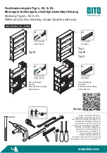 BITO Shelving EL Instructions For Assembly And Use preview