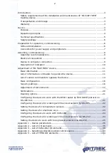 Preview for 2 page of BITREK BI-530P TREK Operating Manual