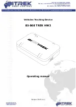 BITREK BI-868 TREK HW2 Operating Manual preview