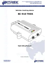 BITREK BI-910 TREK Operating Manual preview