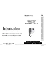 Preview for 1 page of Bitron Video MV1000 Instruction Manual