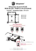 Preview for 1 page of Bitspower Summit ELXZ Installation Manual