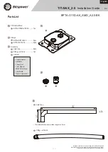 Предварительный просмотр 1 страницы Bitspower TITAN X 2.0 Installation Manual