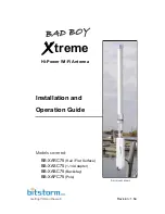 Preview for 1 page of Bitstorm Bad Boy Xtreme BB-XABC75 Installation And Operation Manual