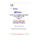 Bittel HA988832TS User Manual preview