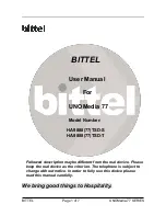 Предварительный просмотр 1 страницы Bittel UNOMedia 77 User Manual