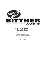 bittner XB1600 Manual preview