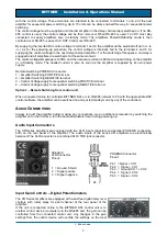 Предварительный просмотр 7 страницы bittner XR 4000 DSP Installation & Operation Manual