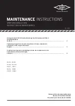 Bitzer CS.105 Maintenance Instructions Manual предпросмотр