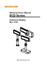 BIXOLON BCD Series Windows Driver Manual предпросмотр