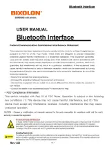 Предварительный просмотр 1 страницы BIXOLON IF-BT User Manual