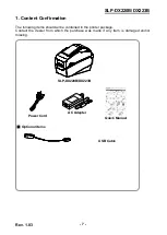 Предварительный просмотр 7 страницы BIXOLON SLP-DX220 User Manual