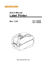 BIXOLON SLP-TX220B User Manual предпросмотр