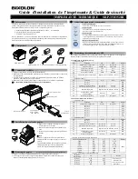 Preview for 3 page of BIXOLON SPR-350III Installation Manual & Safety Manual