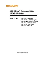 BIXOLON SRP-275 Reference Manual preview
