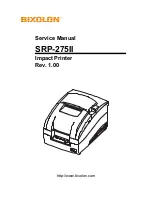 BIXOLON SRP-275II Service Manual preview
