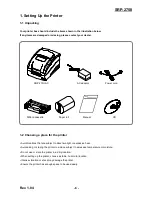 Preview for 8 page of BIXOLON SRP-275II User Manual