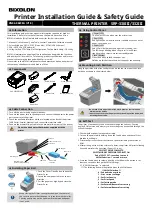 BIXOLON SRP-330III Installation Manual & Safety Manual preview