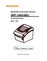 Preview for 1 page of BIXOLON SRP-350IIOBEi Bluetooth Connection Manual