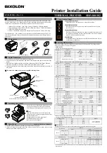 BIXOLON SRP-380 Installation Manual предпросмотр