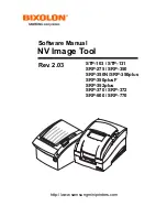 BIXOLON SRP-770 Software Manual предпросмотр