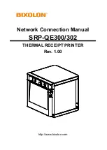 BIXOLON SRP-QE300 Network Connection Manual предпросмотр