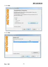 Предварительный просмотр 9 страницы BIXOLON SRP-QE300 Network Connection Manual