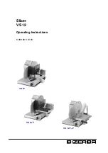 Bizerba VS 12 Operating Instructions Manual preview