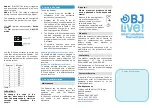 Preview for 2 page of BJ Live BJ Enabler 1R-LV User Manual