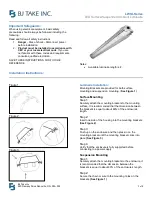 Предварительный просмотр 1 страницы BJ TAKE LWSL Series Installation Instructions