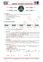 BJ Bj2922 Movement Instruction preview