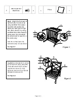 Preview for 3 page of BJI Furniture Sadie 4pc Patio Conversation Set Lounge Chair Owner'S Manual