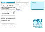 Предварительный просмотр 2 страницы BJLive Participation box User Manual