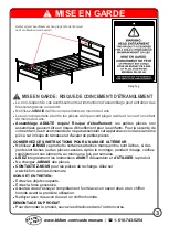 Предварительный просмотр 3 страницы BK FURNITURE 1082 (R2) Assembly Instructions Manual