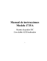 Предварительный просмотр 31 страницы BK Precision 0-30V Instruction Manual