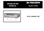 BK Precision 1249B Instruction Manual preview