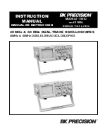 Preview for 1 page of BK Precision 1541D Instruction Manual